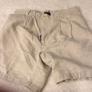 Dockers Men's Beige Flat Front Shorts